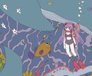 カラフルなイラスト作成します わくわくする不思議でPOPなイラスト イメージ3