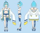 TRPG用立ち絵イラスト制作します イメージしているオリジナルキャラクターを形にします。 イメージ9