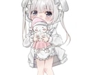 可愛いイラスト描きます 厚塗りです女の子を書くのが得意です イメージ6
