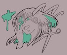 色数限定でおしゃれなSNSイラスト描きます SNSアイコン等に！色数限定で印象的な人物イラスト イメージ9