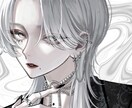 ダウナー・サブカル系のアイコンイラストを制作します 影のある魅力的なキャラクターをお届けいたします イメージ7