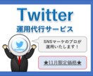 Twitter【アカウント開設～運用】を代行します 【11月限定価格】ココナラでの実績を積みたいと考えております イメージ1