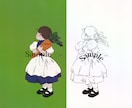 オリジナル海外絵本風のイラストを作成します “5月内限定のモニター価格”似顔絵・アイコン・インテリア等！ イメージ1