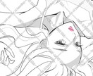 モノクロ・シンプルなイラスト描きます モダンでおしゃれな雰囲気を出したい方に イメージ1