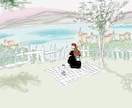 絵本の世界のような絵を描きます 海外の風景から心を癒し絵本の世界に入り込めるイラスト イメージ3