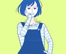 清潔感のある人物を頭身高めで描きます 漫画風の綺麗めな絵柄です。美容やファッション系に。最短2日。 イメージ2