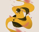 イラスト描きます シンプルな絵やデザイン的な絵の構成を得意としています。 イメージ7