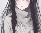値下げ中！　一枚絵のアイコンを描きます あなただけのオリジナルの女性キャラを作ります イメージ2