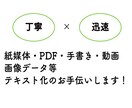 紙媒体や手書き、画像などデータ化の代行します 入力が苦手な方や時間がない方へ丁寧・迅速に対応します☆ イメージ2