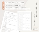 サロン運営に必要な顧客・施術カルテを制作します さまざまなサロンに対応｜必要な項目を伝えるだけ｜オーダー対応 イメージ6