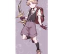 あなたのオリジナルキャラ全身たち絵描きます Trpgや動画などで使える立ち絵を描きます。 イメージ7