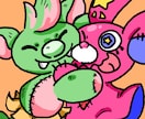 フリー素材みたいな絵やゆるふわアイコンなど描きます ちょっとしたイラストや挿絵程度などの簡単なイラストを描きます イメージ5