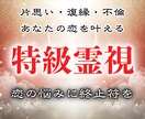 特級霊術師が叶える|迷える恋に終止符をうちます 片思い、復縁、不倫…悩み続けた恋に一つの区切りを イメージ1