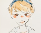 アイコン等に！水彩の優しく可愛いイラスト描きます 水彩タッチで手描きのあたたかい雰囲気が好きな方へ イメージ5
