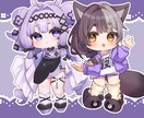 スピード納品！可愛いもちぷにSDキャラ描きます 商用利用無料！ラフ修正何度でも何度でも無料！ イメージ1