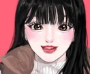 現役大学生！うるっと可愛い似顔絵描きます 写真を元に少し可愛く仕上げます！リアルさと2次元の間を！ イメージ2