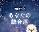最短10分〜 2027年の「総合運」占います ワンペーパー！1月末までの期間限定出品！生き抜け2027！ イメージ1