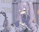 かわいい×ダークなデフォルメイラスト描きます 丸投げOK！衣装やポーズも一緒にご提案します イメージ3