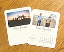 写真入り カード型席札作成します メッセージ入りにも！テンプレートあります！1週間以内納品OK イメージ1