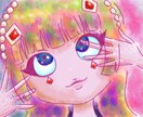 修正可　SNS向け人物アイコン描きます カラフルでかわいいあなただけのアイコンﾃﾞｽ イメージ1