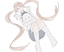 商用利用可SNS、背景、配信のイラストを描きます そのキャラにしか出せない雰囲気を引き出します。 イメージ2