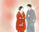 ライフイベントにぴったりなイラストを描いております 水彩や柔らかいペンを使用したデジタルアートになっております！ イメージ3