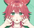 格安でSNSアイコン描きます 可愛い女の子の明るい色調のアイコンをぜひ！ イメージ2
