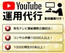 モニター価格5名限定！YouTube運営代行します 動画編集付き！通常298,200円→18,000円！ イメージ1