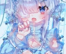 キラキラ透明でかわいいイラスト制作します 納期5日〜対応可能です。大手企業の公募採用経験アリ♪ イメージ1
