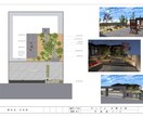 外構図面作成いたします CADを使用し、住宅の外構図面パースを作成いたします。 イメージ4