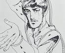 ジョジョ風の似顔絵 作成致します SNSのアイコンやプレゼントなどに♪ イメージ2