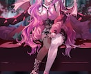 鮮やかで目を惹く一枚絵を描きます 背景つきや全身絵、男性キャラも可 イメージ2