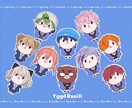 ちまっとかわいい！ミニキャラ制作します ゆるかわ・もちもちなデフォルメがお好きな方へ イメージ3