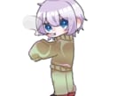 SDキャラ描きます 萌え袖やジト目や可愛い感じを求めてる方ぜひ イメージ5