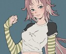 線画メインの絵柄であなたのアイコンを描きます 線画メインの個性ある絵柄であなたのアイコンを制作致します。 イメージ1