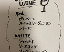 メニュー2枚書きます 忙しい店主さん、お手伝いします！ イメージ3