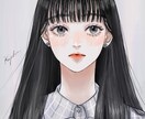 SNSでパッと目を惹くアイコンお描きします 透明感がある生き生きとした人物イラストをお届けします♡ イメージ6