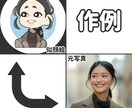 ポップなデフォルメ似顔絵イラスト描きます その他、ペットとの２ショットイラストも！ イメージ6