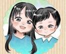 アイコンにもぴったり！優しいタッチの似顔絵描きます 特徴を捉えた華やかなイラストでプレゼントにも最適です イメージ2