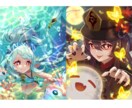 1枚絵、立ち絵、アイコン・SDを作成します 映える！鮮やか！キラキラ透明感！ イメージ1