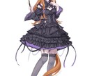 キャラの魅力を伝えられる！可愛い立ち絵を描きます 動きのあるポーズで魅力をさらに引き出します！ イメージ2