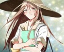 キラキラ アイコンイラスト(値下げ中) 描きます かわいい オリジナルキャラクター アイコンイラスト描きます！ イメージ1
