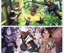 アニメ塗り中心に背景などイラスト作成できます 老若男女/商用利用OK 思い描く一枚をご一緒に描かせて下さい イメージ8