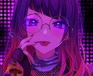 病みかわいいイラストやvデザインを制作します アイコンやイラストをお届けいたします イメージ4