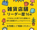 雑貨店舗リーダー歴16年、商品を簡易診断します 最大3点まで商品チェック&改善アドバイス イメージ1