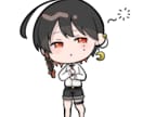 パステルなミニキャラます ふわっと可愛いSDイラストやLINEスタンプ向け！ イメージ2