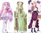 全身立ち絵、キャラクターデザインを制作します VTuber、配信、ゲームなどあなただけの立ち絵を形に！ イメージ2