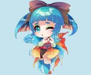 表情豊かで目を惹くデフォルメイラスト作成致します サムネイルに最適！映えるミニキャラ✨ イメージ2