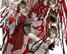 TRPG、ゲーム、VTuber等の立ち絵を承ります 現在キャンペーンにつき立ち絵8000円で承れます！ イメージ1