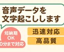 取材音声・インタビュー文字起こしします 正確丁寧な文字起こしを短納期でお届け丁寧に文字化します イメージ1